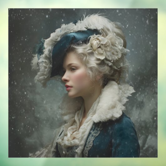 Lady in Winter ウィンドウサイン (シート3)