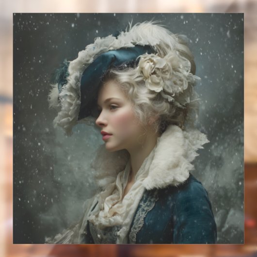 Lady in Winter ウィンドウサイン (シート2)