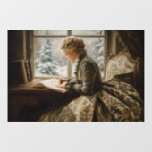 Lady in Winter ウィンドウサイン (シート)