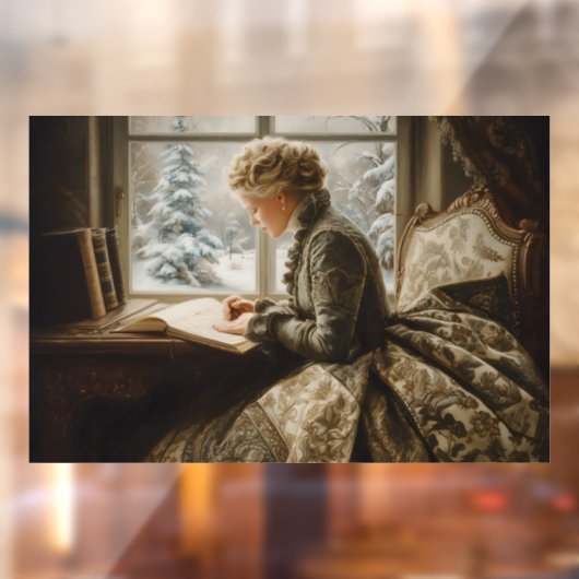 Lady in Winter ウィンドウサイン (シート2)