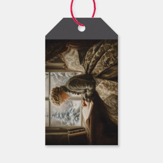 Lady in Winter ギフトタグ (正面)