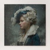 Lady in Winter ジグソーパズル (縦)