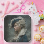 Lady in Winter ペーパープレート (パーティー)