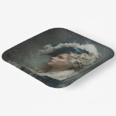 Lady in Winter ペーパープレート (傾斜あり)