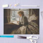 Lady in Winter 薄葉紙 (クラフト)