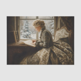 Lady in Winter 薄葉紙