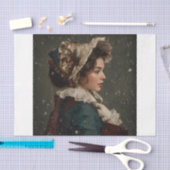 Lady in Winter 薄葉紙 (クラフト)