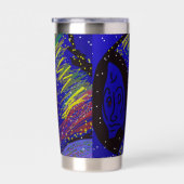 Lady in Wintertime  保温保冷タンブラー (右面)