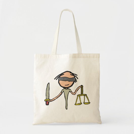 Lady Justice トートバッグ (正面)