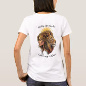Lady Leo Playera – Shine Without Fear Tシャツ (裏面)