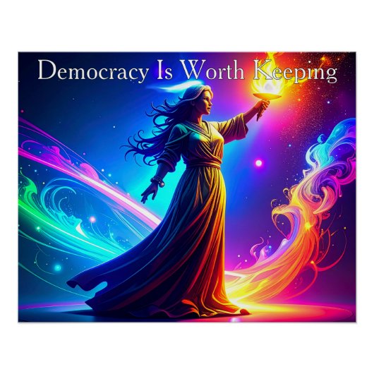 Lady Liberty Democracy Is Worth Keeping ポスター (正面)