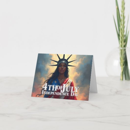 Lady Liberty Reimaged – 自由の新顔 カード (正面)