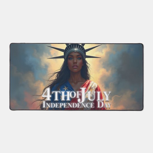 Lady Liberty Reimaged – 自由の新顔 デスクマット (正面)