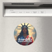 Lady Liberty Reimaged – 自由の新顔 マグネット (インサイチュ (食洗機))