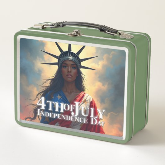 Lady Liberty Reimaged – 自由の新顔 メタルランチボックス (正面)