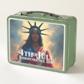 Lady Liberty Reimaged – 自由の新顔 メタルランチボックス (裏面)