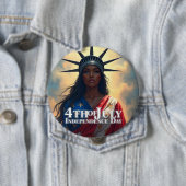 Lady Liberty Reimaged – 自由の新顔 缶バッジ (インサイチュ)