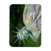 Lady Liberty Takes a Break – フォトマグネット マグネット (縦)
