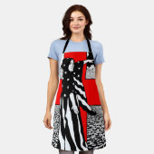 Lady Liberty WWI US Patriotic Poster 1918 エプロン (着用した状態)