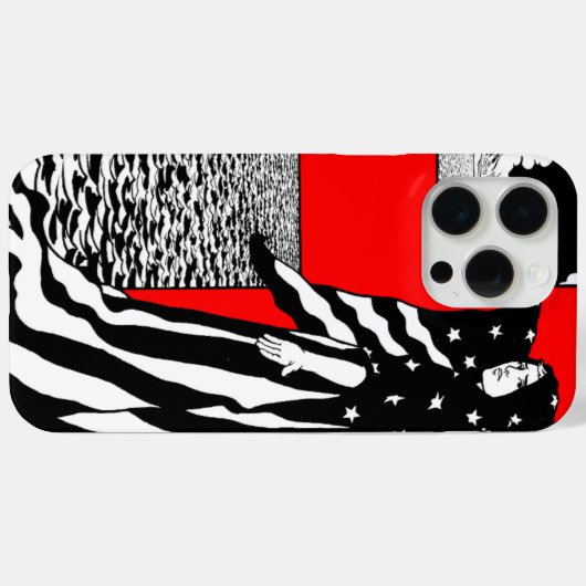 Lady Liberty WWI US Patriotic Poster 1918 Case-Mate iPhoneケース (裏面 (横))