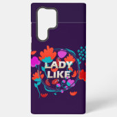 Lady Like Samsung Case Galaxyケース (裏面)
