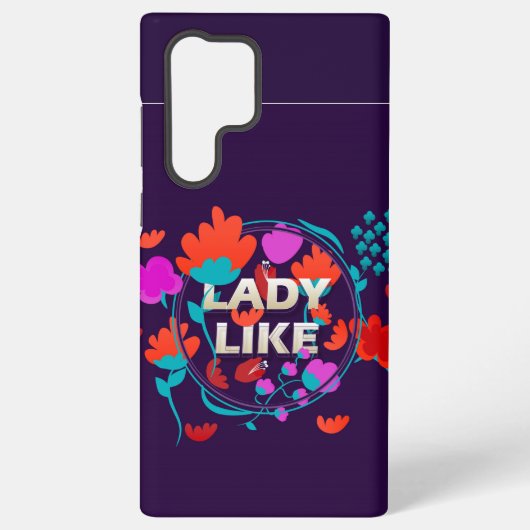 Lady Like Samsung Case Galaxyケース (裏面)