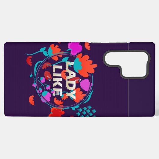 Lady Like Samsung Case Galaxyケース (裏面横)