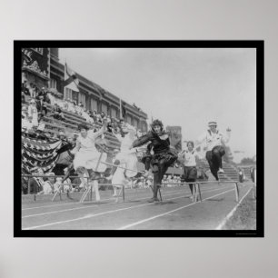 Lady Low Hurdle Race in Washington, DC 1922 ポスター