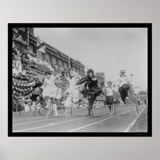 Lady Low Hurdle Race in Washington, DC 1922 ポスター (正面)