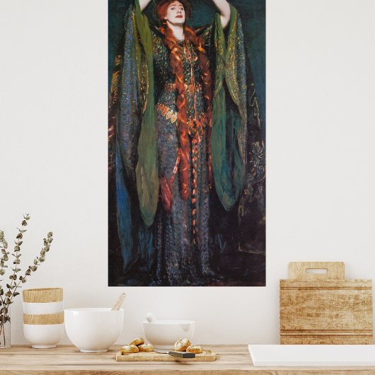 Lady Macbeth、John Singer Sargent著 ポスター (キッチン)