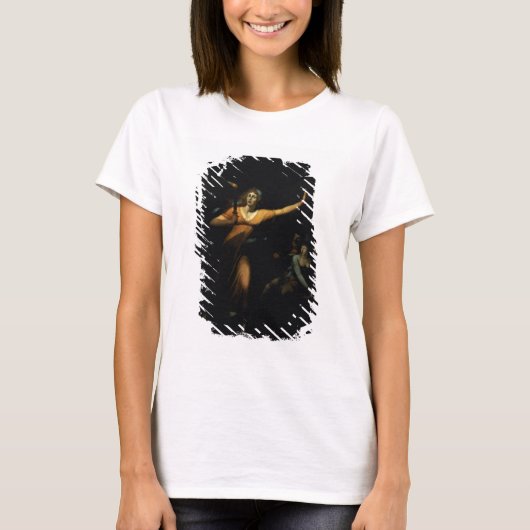 Lady Macbeth Sleepwalking, 1783 (キャンバス油) Tシャツ (正面)
