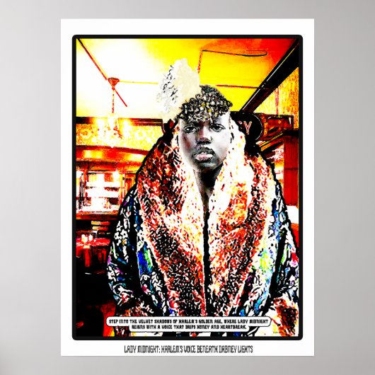 Lady Midnight: Harlem’s Voice Beneath Dabney Light ポスター (正面)