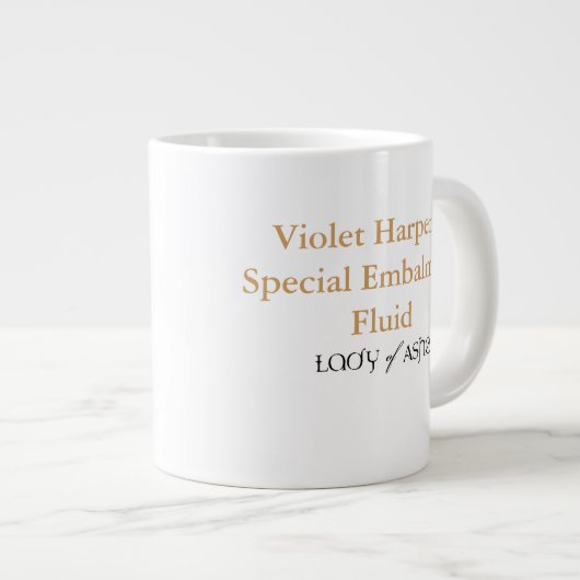Lady of Ashes Jumbo Mug - Embalming Fluid ジャンボコーヒーマグカップ (正面右)