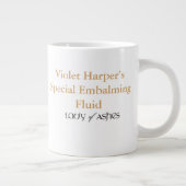 Lady of Ashes Jumbo Mug - Embalming Fluid ジャンボコーヒーマグカップ (右)