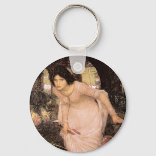 Lady of Shalott Looking at Lancelot キーホルダー