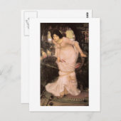 Lady of Shalott Looking at Lancelot ポストカード (正面/裏面)