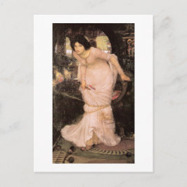 Lady of Shalott Looking at Lancelot ポストカード