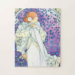 Lady of the Camelias, Alphonse Mucha ジグソーパズル