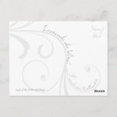 Lady of the Disheveled Hair ポストカード (裏面)