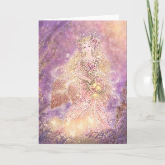 Lady of the Forest Greeting Card カード (正面)