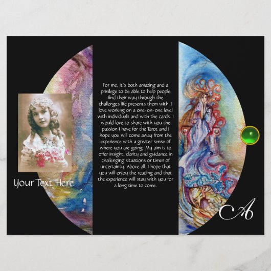 LADY OF THE LAKE MONOGRAM 3折パンフレット (正面)