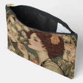 Lady of the Lilies Art Nouveau アクセサリーポーチ (見開き)