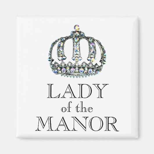 "Lady of the Manor"マグネット マグネット (正面)