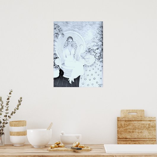    Lady of Tranquility ポスター (キッチン)