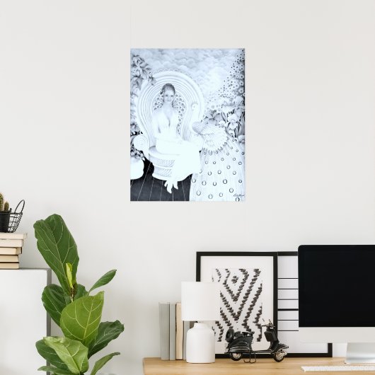    Lady of Tranquility ポスター (ホームオフィス)