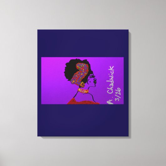 Lady of Wisdom and Vitality キャンバスプリント (正面)