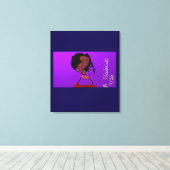 Lady of Wisdom and Vitality キャンバスプリント (インサイチュ (ウッドフロア))