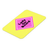 Lady on Boardマグネット マグネット (左側)