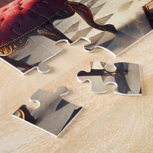 Lady Pirate Bath Victorian Nautical Bathroom Gift ジグソーパズル (側面)