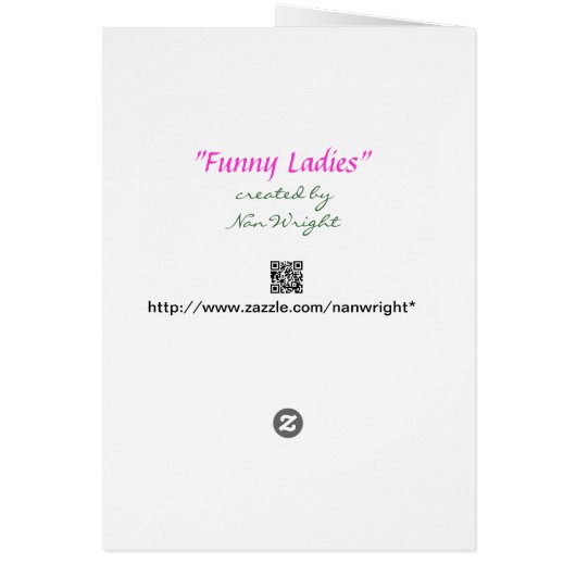 Lady Questionsおもしろい Side Effectsカード (裏面)